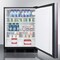 Summit Appliance Div. Summit-Built-In Undercounter All-Refrigerator, 32"H For ADA Counters, BK Exterior FF7BKBIIFADA - alternate 3